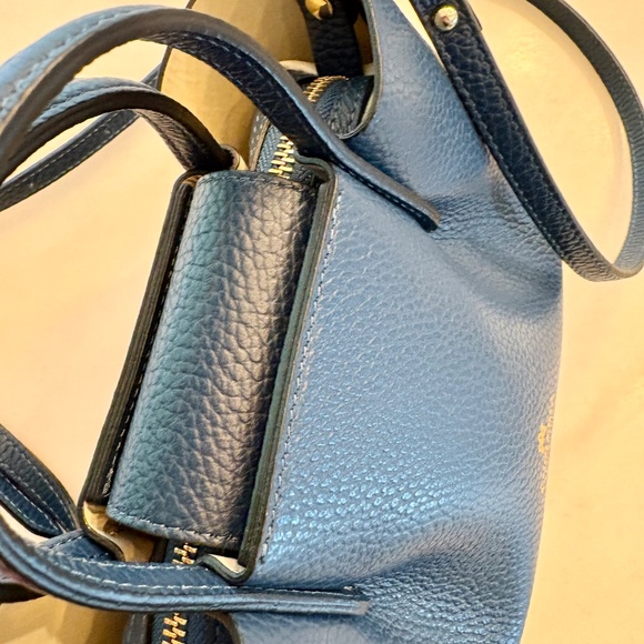 Cuoieria Fiorentina Candy Tote Bag - Navy - NWT (Made in Italy) - Picture 8 of 9